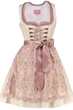 KRÜGER MADL Mini Dirndl beige geblümt Milano