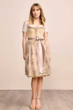 KRÜGER MADL Mini Dirndl beige Isra (60 cm)