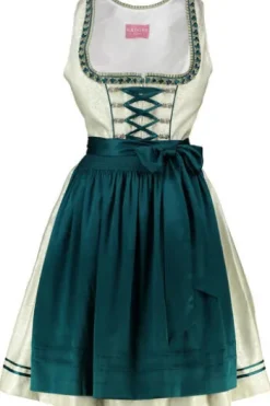 KRÜGER MADL Mini Dirndl beige Pistacchio (60cm)