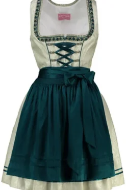 KRÜGER MADL Mini Dirndl beige Pistacchio (50cm)