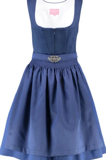 KRÜGER MADL MIni Dirndl blau Alisha (60cm)