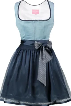 KRÜGER MADL Mini Dirndl blau Dena (50cm)