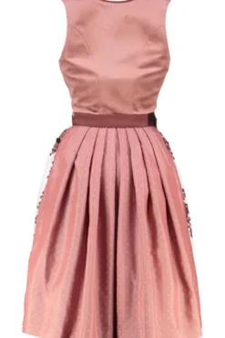 KRÜGER MADL Mini Dirndl bordeaux Kaelyn (60 cm)