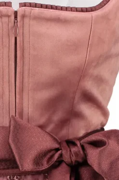 KRÜGER MADL Mini Dirndl bordeaux Kaelyn (60 cm)