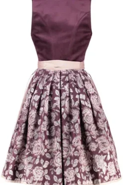 KRÜGER MADL Mini Dirndl bordeaux Joelina (60 cm)