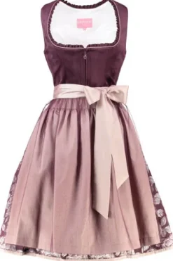KRÜGER MADL Mini Dirndl bordeaux Joelina (60 cm)