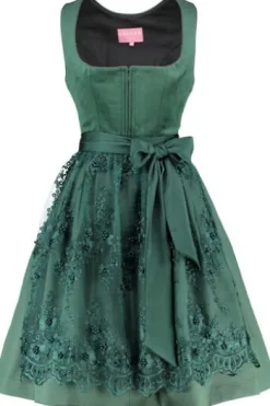 KRÜGER MADL Mini Dirndl dunkelgrün Lovira (60 cm)