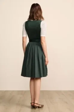 KRÜGER MADL Mini Dirndl dunkelgrün Lovira (60 cm)