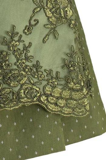 KRÜGER MADL Mini Dirndl grün Yosie (60 cm)