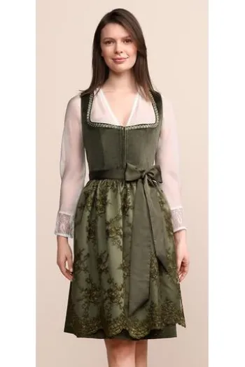 KRÜGER MADL Mini Dirndl grün Yosie (60 cm)