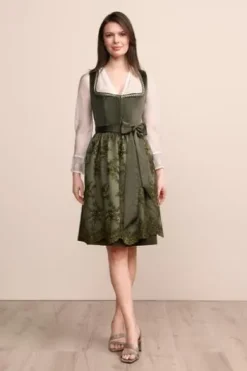 KRÜGER MADL Mini Dirndl grün Yosie (60 cm)
