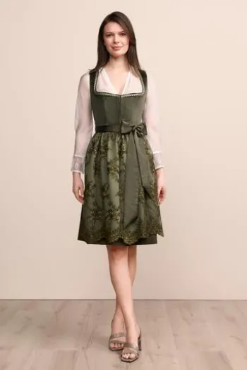 KRÜGER MADL Mini Dirndl grün Yosie (60 cm)