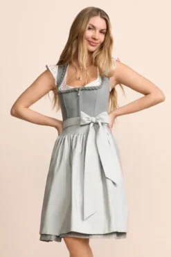KRÜGER MADL Mini Dirndl hellgrün Rilina (60 cm)
