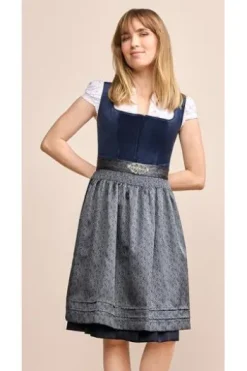 KRÜGER MADL Mini Dirndl marine Aurela (60 cm)