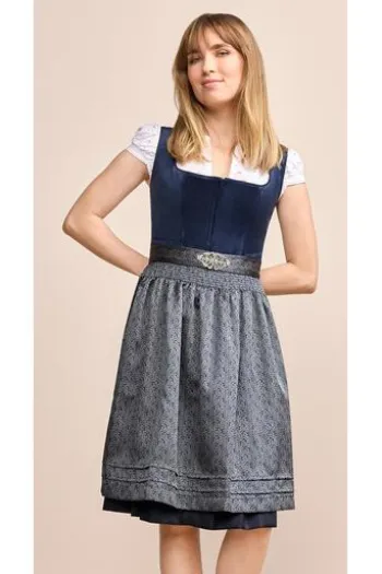 KRÜGER MADL Mini Dirndl marine Aurela (60 cm)