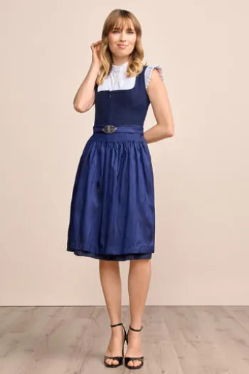 KRÜGER MADL MIni Dirndl marine Evi 60er Rocklänge