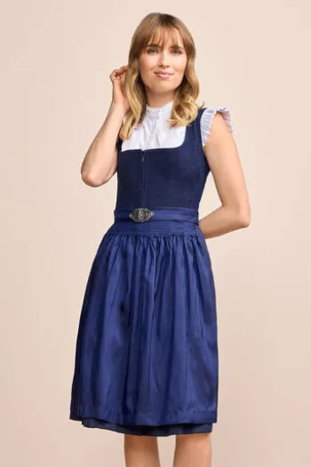 KRÜGER MADL MIni Dirndl marine Evi 60er Rocklänge