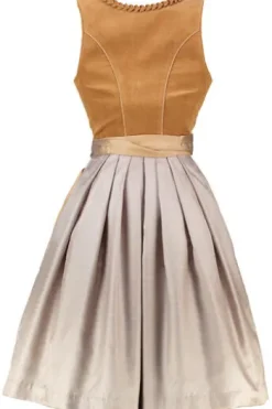 KRÜGER MADL Mini Dirndl ocker Ariella 60er Rocklänge