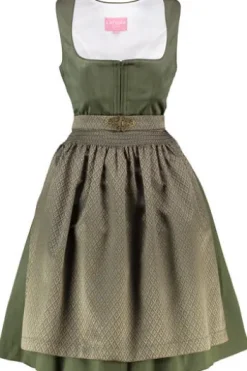KRÜGER MADL Mini Dirndl oliv Alisha (60cm)