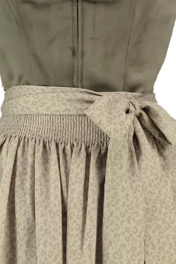 KRÜGER MADL Mini Dirndl oliv Lindsay (70 cm)