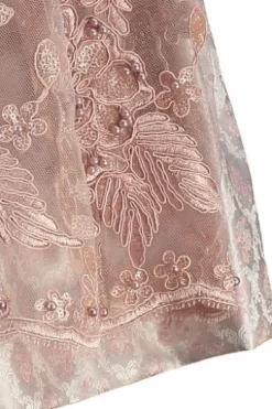 KRÜGER MADL Mini Dirndl rosa geblümt Lia