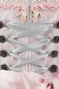 KRÜGER MADL Mini Dirndl rosa geblümt Lia