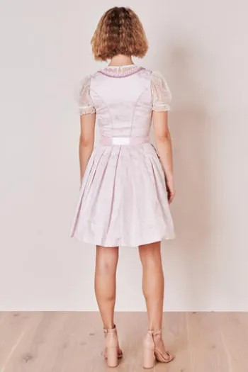KRÜGER MADL Mini Dirndl rosa Paisleymuster Paulin