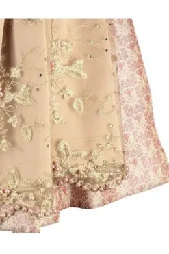 KRÜGER MADL Mini Dirndl rosa Paisleymuster Elenor