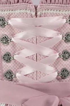 KRÜGER MADL Mini Dirndl rosa Zeichen Nemi