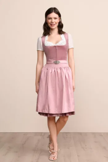 KRÜGER MADL Mini Dirndl rose Alisha (60cm)