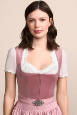 KRÜGER MADL Mini Dirndl rose Alisha (60cm)