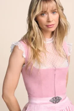 KRÜGER MADL MIni Dirndl rose Evi 50er Rocklänge