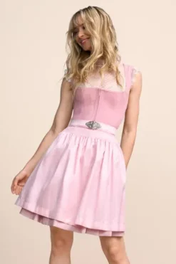 KRÜGER MADL MIni Dirndl rose Evi 50er Rocklänge