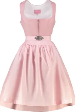 KRÜGER MADL MIni Dirndl rose Evi 60er Rocklänge