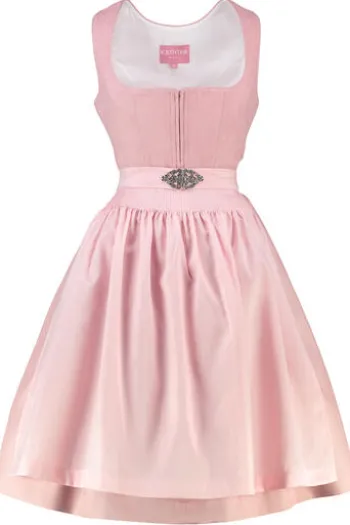 KRÜGER MADL MIni Dirndl rose Evi 60er Rocklänge
