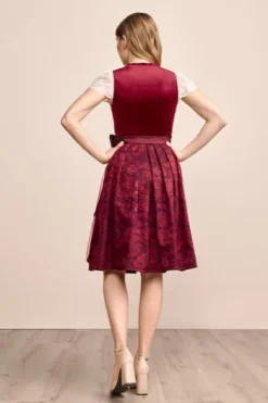 KRÜGER MADL Mini Dirndl rot Joelina (60cm)