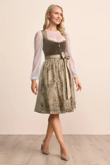 KRÜGER MADL Mini Dirndl schilf Virelina (60 cm)