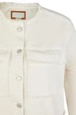 LECOMTE Jeansjacke macadamia
