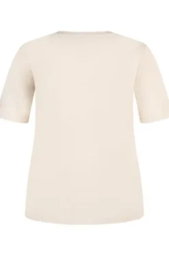LECOMTE Shirt elfenbein Kurzarm