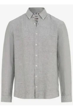 Leinen Hemd Daniel thyme Modern Fit Langarm