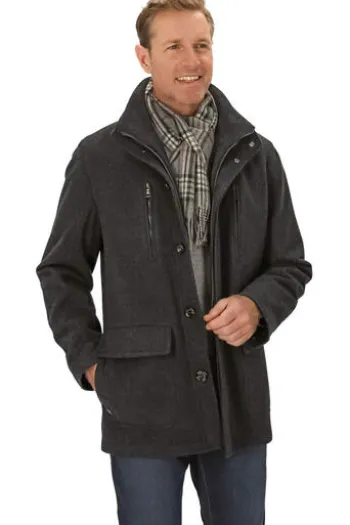 LODENFREY SympaTex Lodenjacke anthrazit Vaduz mit Cashmere
