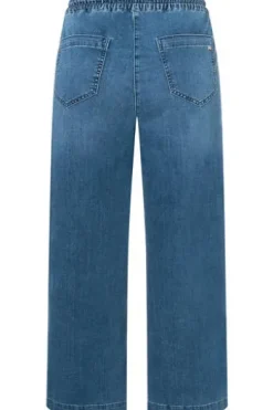 MAC JEANS - CULOTTE, Super soft summer denim blau