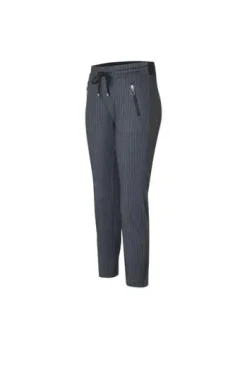 MAC JEANS - EASY, Light Jersey Mode Hose blau