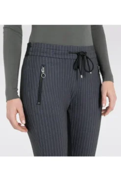 MAC JEANS - EASY, Light Jersey Mode Hose blau