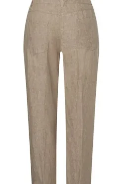 MAC JEANS - NORA, Pure linen braun