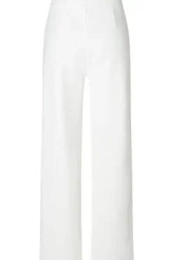 MAC WIDELEG, Premium Piqué weiss