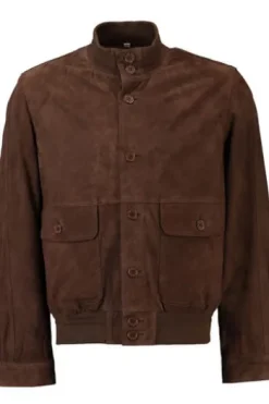 MADDOX Leder-Blouson Gunter braun