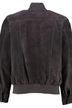 MADDOX Leder-Blouson Gunter marine