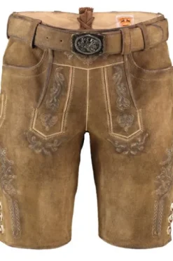 MADDOX Leder Shorts Loisach gerste