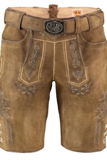 MADDOX Leder Shorts Loisach gerste